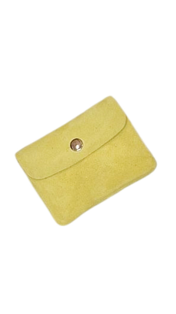 Portaspicci in  pelle scamosciato con taschino