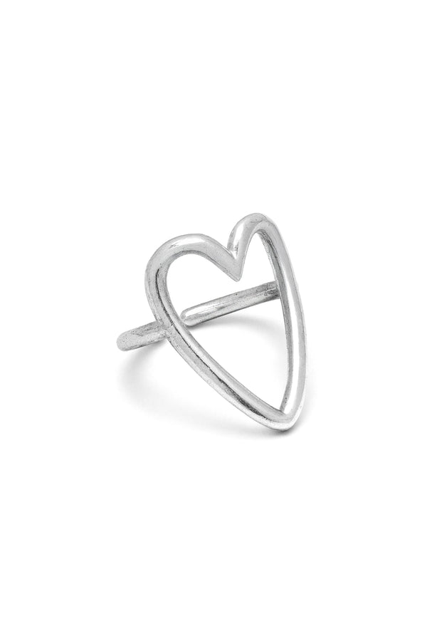 Anello sagoma cuore grande