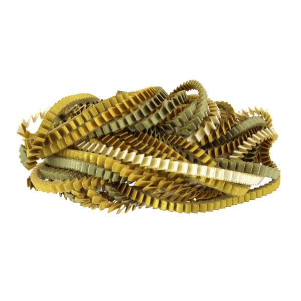 Collana plissettata lunga