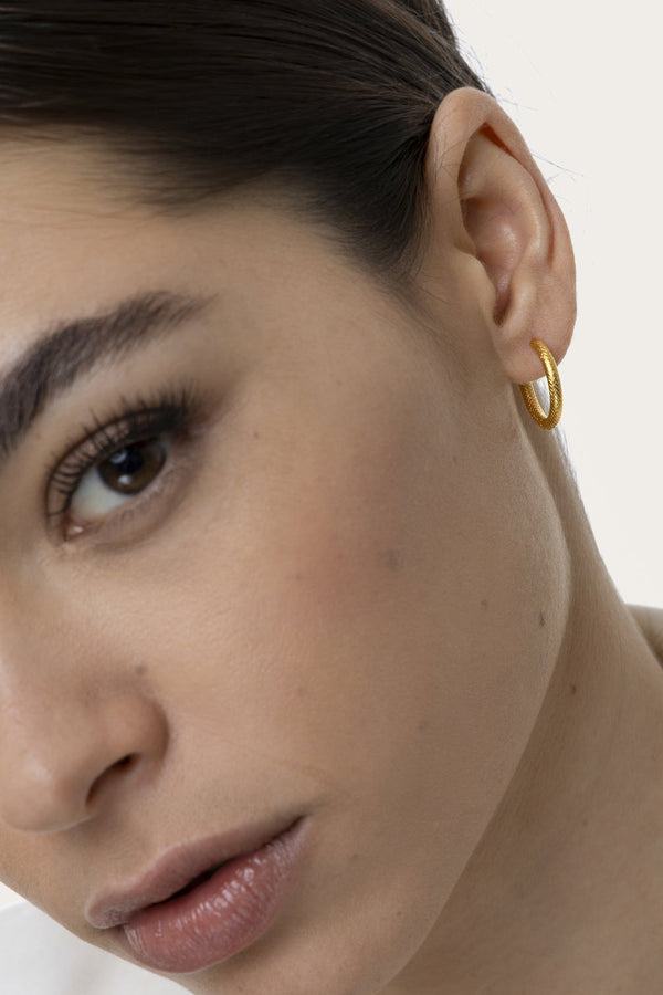 orecchini hoops derpente mini