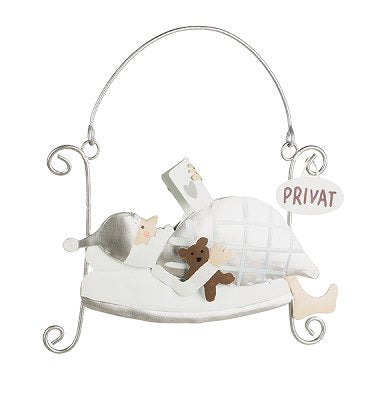 Babbo natale sul letto