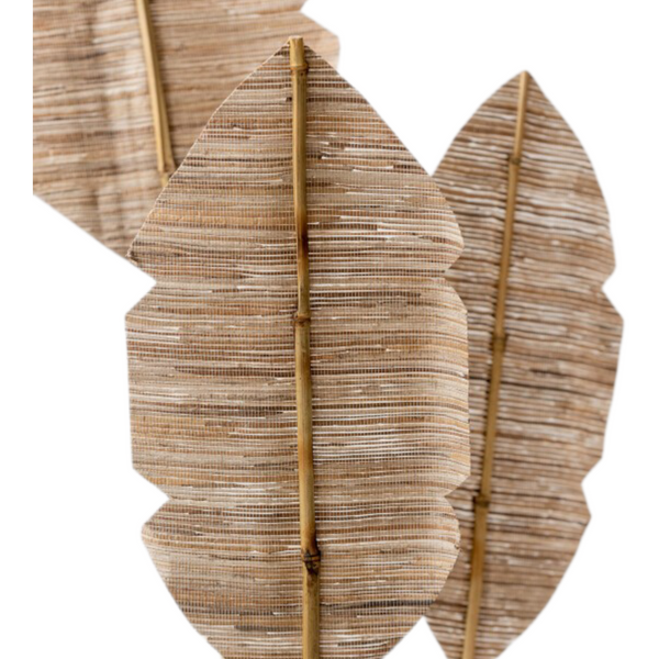 Foglia Decorativa Bambu/Foglie Di Banano Naturale Large