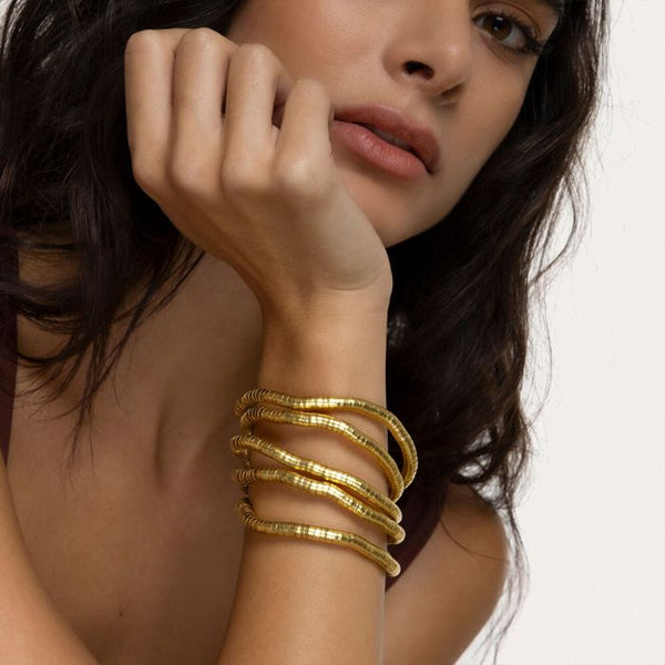 Bracciale/collana serpente vintage