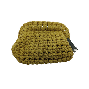 Pochette con chiusura a molla 100% cotone riciclato