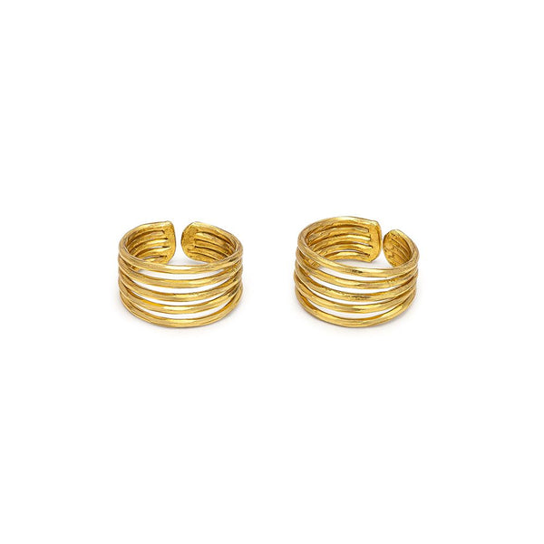 Anello fascia linee luminose