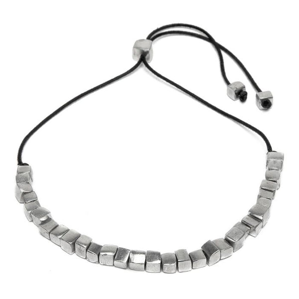 Collana fili corta cubi