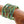bracciale 4 treccie perline