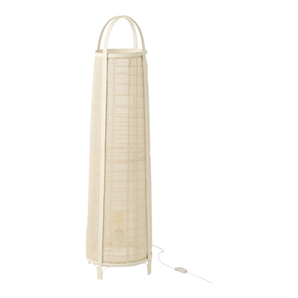Lampada Don Cotone/Bambu Bianco