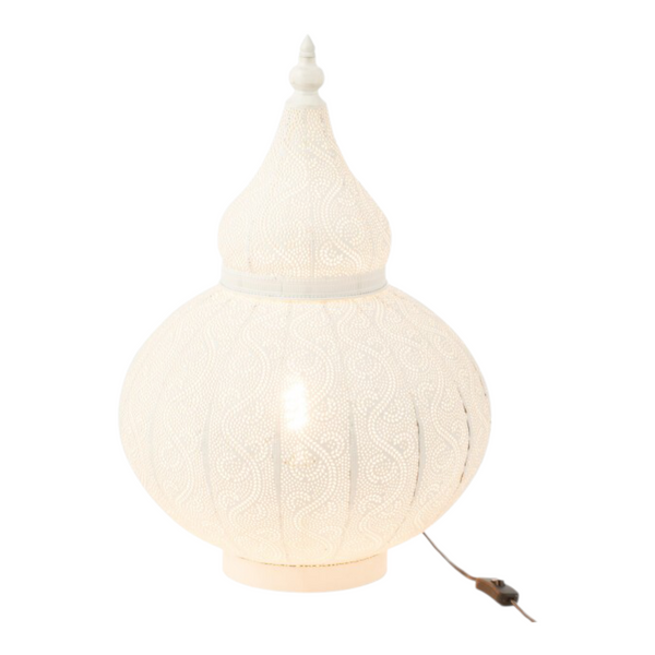 Lampada Aladin Metallo Bianco Small
