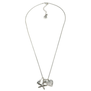 Pendente stella marina/cuore