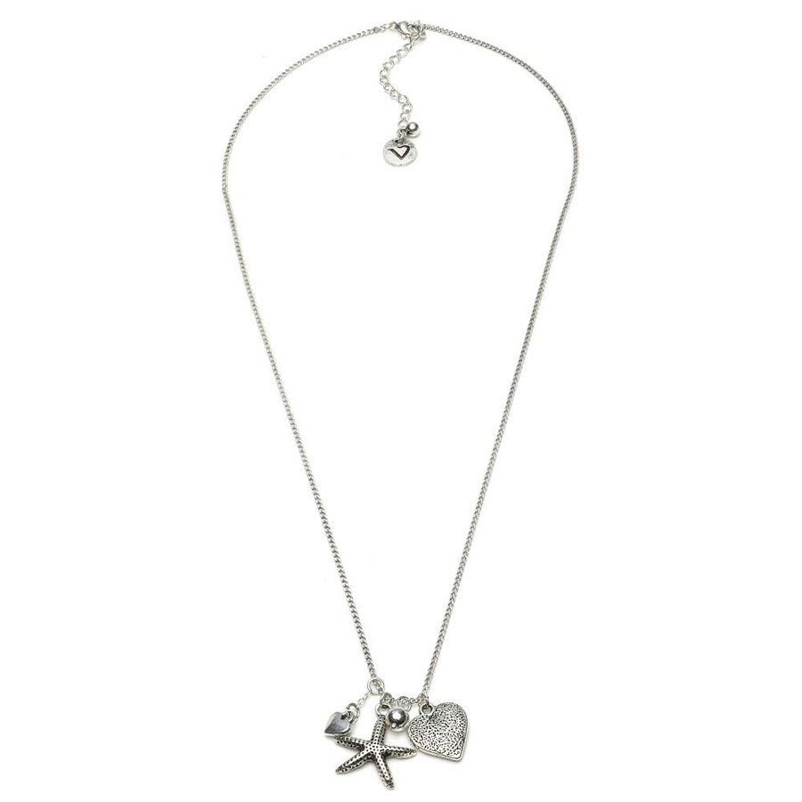 Pendente stella marina/cuore