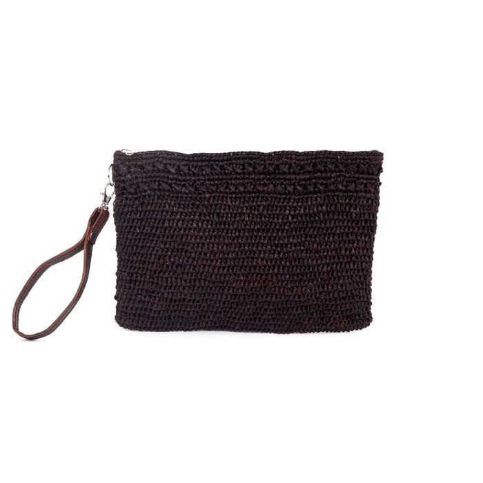 Pochette rafia uncinetto