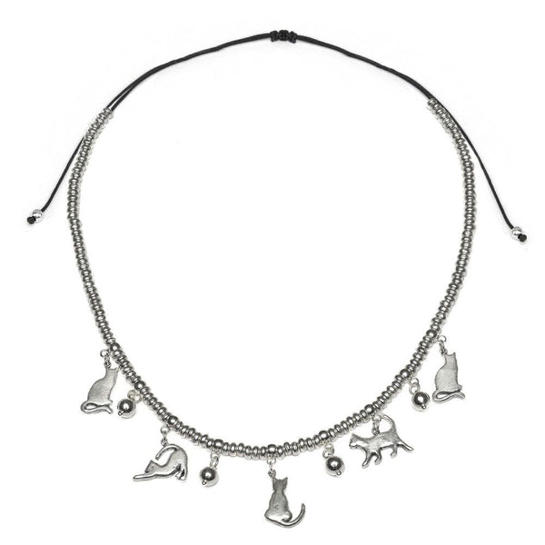 Collana regolabile pendente gatti