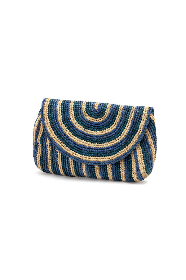 Pochette Rafia Mezzaluna.