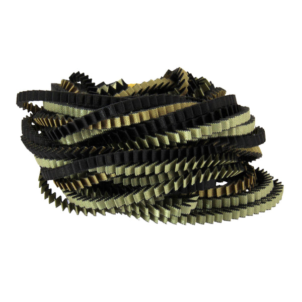 Collana plissettata lunga