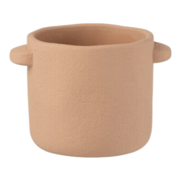 Vaso Gustave Cemento Marrone Chiaro Medium