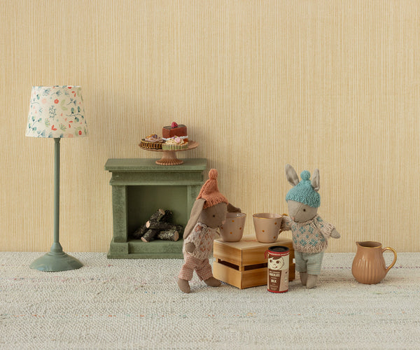 Coniglietto invernale micro rosa