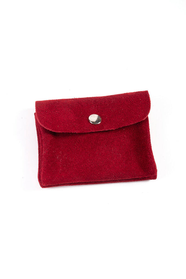 Portaspicci in  pelle scamosciato con taschino