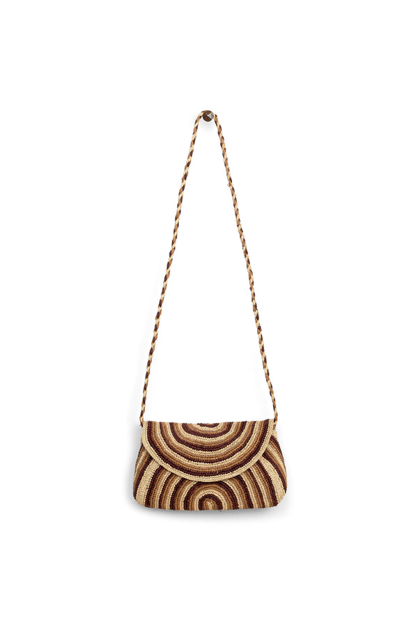 Pochette Rafia Mezzaluna.