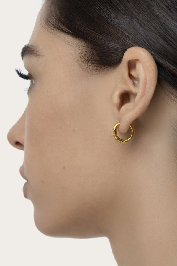 orecchini hoops serpente piccoli