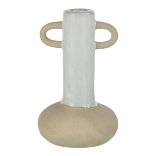 Candeliere Manichi Porcellana Bianco/Beige
