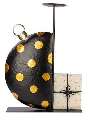 Porta candela palla e regalo