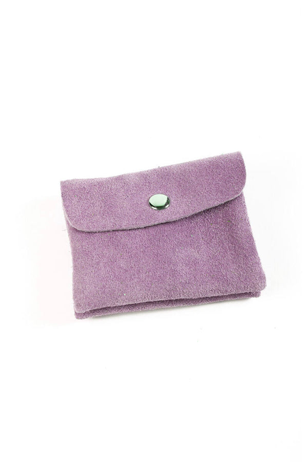 Portaspicci in  pelle scamosciato con taschino