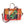 borsa cartella cuoio multicolore piccola