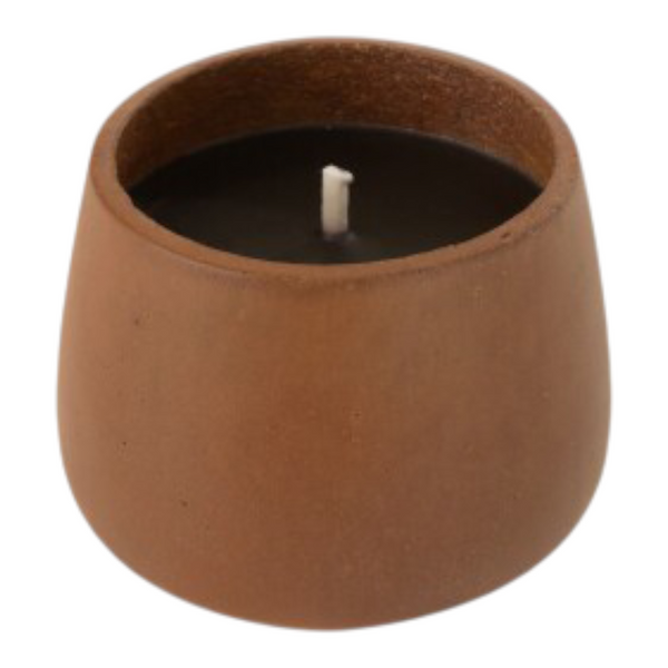Candela Da Esterno Cemento Marrone Small