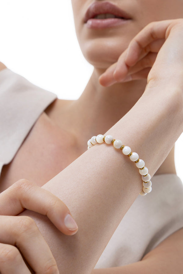 Bracciale elastico sfere