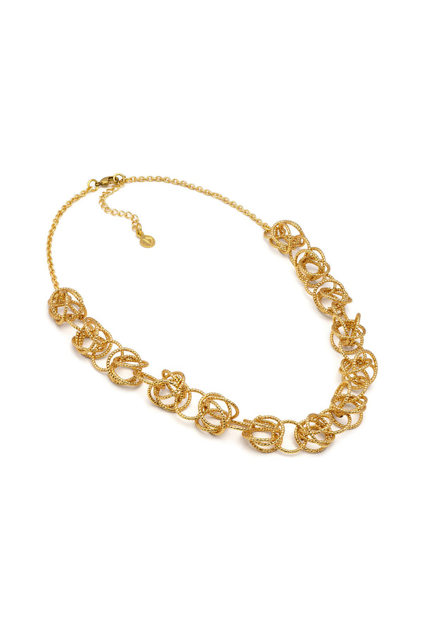 Collana cerchio intrecciati