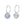 ORECCHINI A CERCHIO 10 LIRE ARGENTO